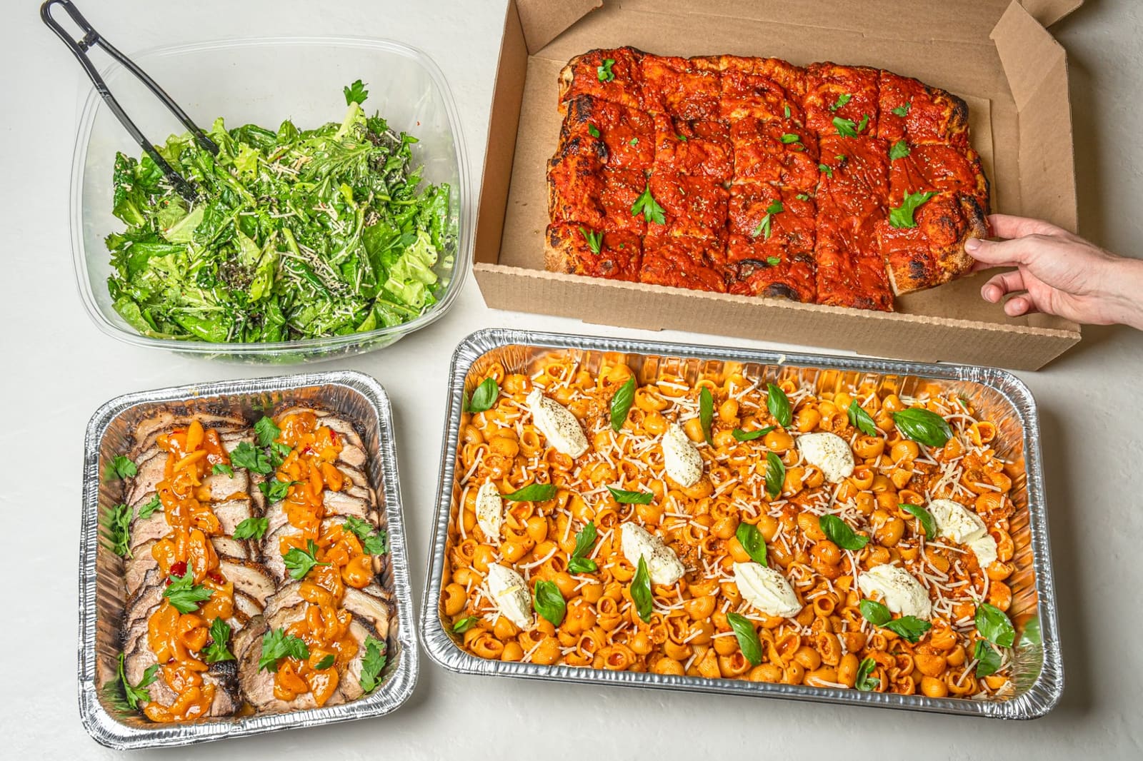 catering spread